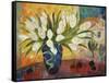 Tulips and Cherries-Lorraine Platt-Framed Stretched Canvas