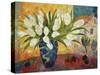 Tulips and Cherries-Lorraine Platt-Stretched Canvas