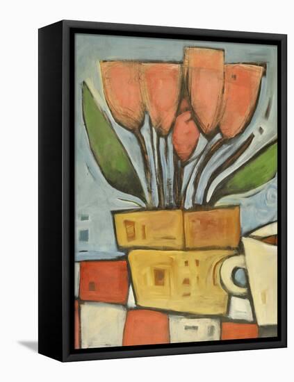 Tulips and Coffee-Tim Nyberg-Framed Stretched Canvas