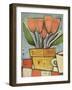 Tulips and Coffee-Tim Nyberg-Framed Giclee Print
