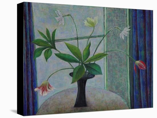 Tulips and Daffs-Ruth Addinall-Stretched Canvas