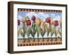 Tulips and Insects-Lisa Audit-Framed Giclee Print