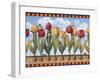 Tulips and Insects-Lisa Audit-Framed Giclee Print