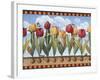 Tulips and Insects-Lisa Audit-Framed Giclee Print