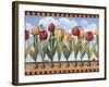 Tulips and Insects-Lisa Audit-Framed Giclee Print