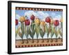 Tulips and Insects-Lisa Audit-Framed Giclee Print