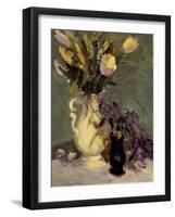 Tulips and Lavender-Allayn Stevens-Framed Art Print