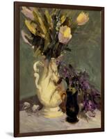 Tulips and Lavender-Allayn Stevens-Framed Art Print