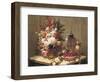 Tulips and other flowers-Jean Baptiste Robie-Framed Art Print