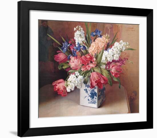 Tulips and Stock-F^ Julia Bach-Framed Art Print