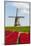 Tulips and Windmill-ErikdeGraaf-Mounted Photographic Print