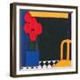 Tulips and Yellow Chair, 2002-Eithne Donne-Framed Giclee Print