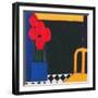 Tulips and Yellow Chair, 2002-Eithne Donne-Framed Giclee Print