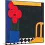 Tulips and Yellow Chair, 2002-Eithne Donne-Mounted Giclee Print