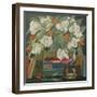 Tulips, books and postcards-Jennifer Abbott-Framed Giclee Print