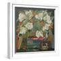 Tulips, books and postcards-Jennifer Abbott-Framed Giclee Print