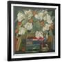 Tulips, books and postcards-Jennifer Abbott-Framed Giclee Print