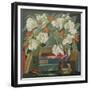 Tulips, books and postcards-Jennifer Abbott-Framed Giclee Print