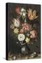 Tulips, Carnations, an Iris-Balthasar van der Ast-Stretched Canvas