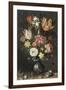 Tulips, Carnations, an Iris-Balthasar van der Ast-Framed Giclee Print