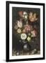 Tulips, Carnations, an Iris-Balthasar van der Ast-Framed Giclee Print