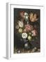 Tulips, Carnations, an Iris-Balthasar van der Ast-Framed Giclee Print