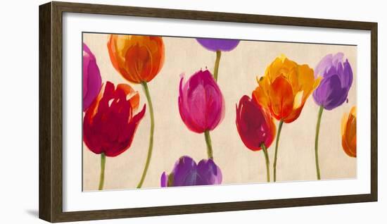 Tulips & Colors-Luca Villa-Framed Art Print