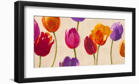 Tulips & Colors-Luca Villa-Framed Art Print