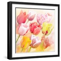 Tulips Flowers Close Up for-Svetlana Foote-Framed Art Print