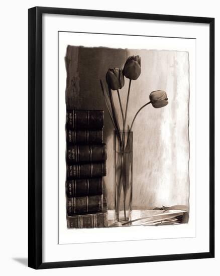 Tulips for Readers I-Richard Sutton-Framed Art Print