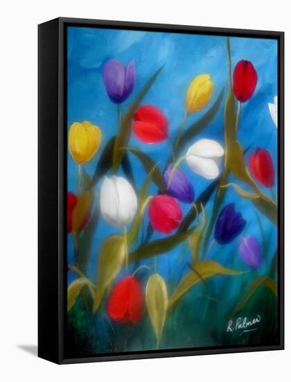 Tulips Galore II-Ruth Palmer 2-Framed Stretched Canvas