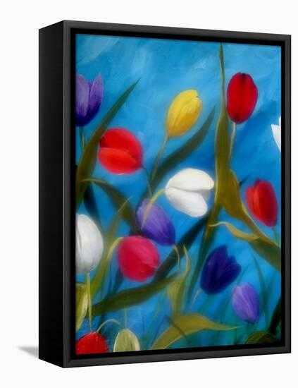 Tulips Galore III-Ruth Palmer 2-Framed Stretched Canvas