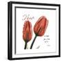 Tulips Home-Albert Koetsier-Framed Art Print