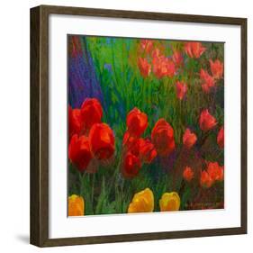 Tulips I-Chris Vest-Framed Art Print