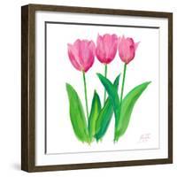 Tulips I-Julie DeRice-Framed Art Print