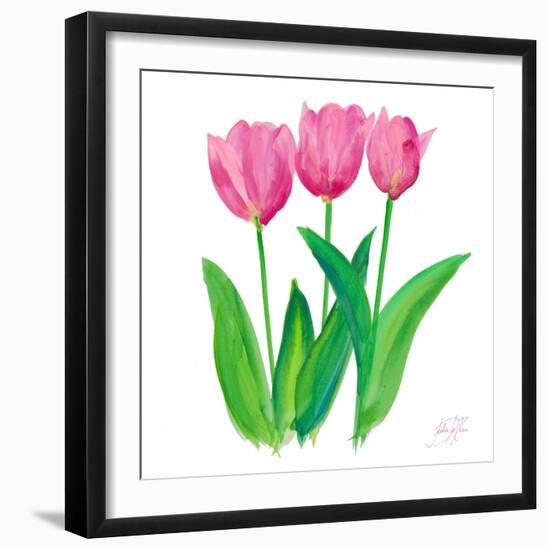 Tulips I-Julie DeRice-Framed Art Print