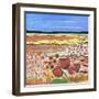 Tulips in a Field-Caroline Duncan-Framed Giclee Print