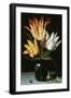 Tulips in a Glass Vase-Ambrosius Bosschaert the Elder-Framed Giclee Print