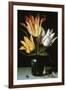 Tulips in a Glass Vase-Ambrosius Bosschaert the Elder-Framed Giclee Print