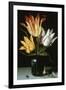 Tulips in a Glass Vase-Ambrosius Bosschaert the Elder-Framed Giclee Print