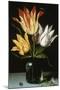 Tulips in a Glass Vase-Ambrosius Bosschaert the Elder-Mounted Giclee Print