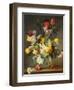 Tulips in a Glass Vase-Albert Williams-Framed Giclee Print