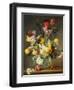 Tulips in a Glass Vase-Albert Williams-Framed Giclee Print