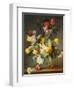 Tulips in a Glass Vase-Albert Williams-Framed Giclee Print