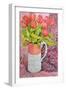Tulips in a Pink and White Jug, 2005-Joan Thewsey-Framed Premium Giclee Print