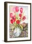 Tulips in a Rye Jug-Joan Thewsey-Framed Giclee Print