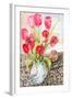 Tulips in a Rye Jug-Joan Thewsey-Framed Giclee Print