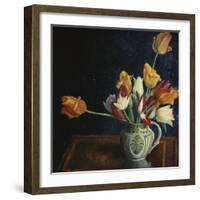 Tulips in a Staffordshire Jug-Dora Carrington-Framed Giclee Print