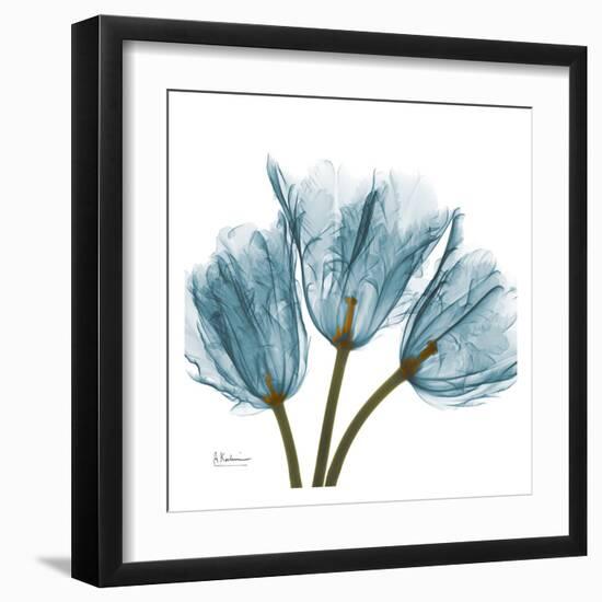 Tulips in Blue-Albert Koetsier-Framed Art Print