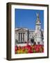 Tulips in Front of Buckingham Palace and Victoria Memorial, London, England, United Kingdom, Europe-Jane Sweeney-Framed Photographic Print